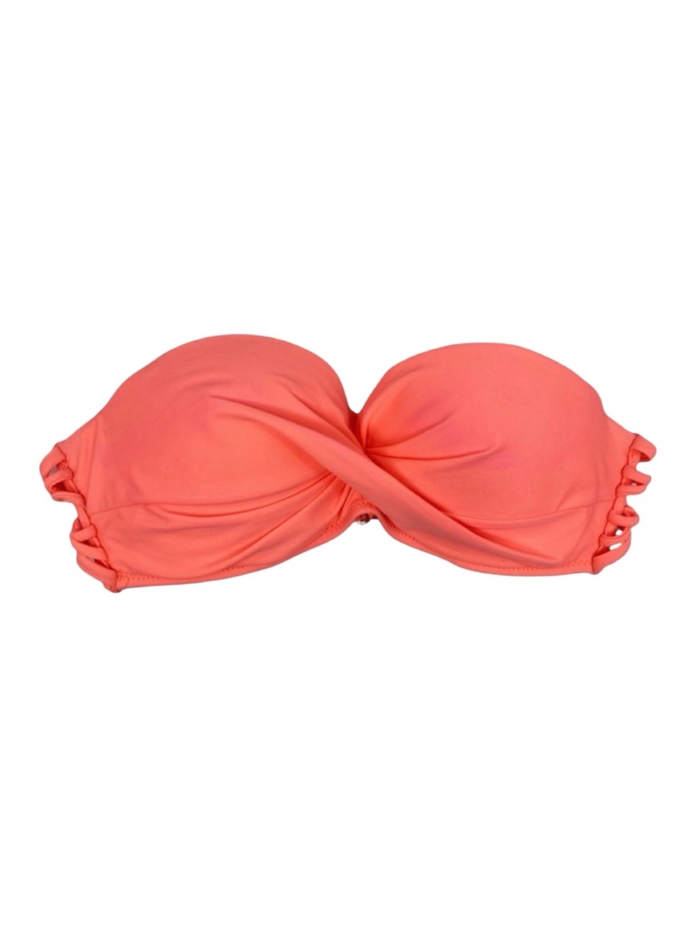 Rue Bleu x Rue21 Neon Orange Bandeau Bikini Top - Size Medium